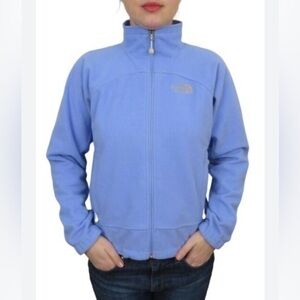 The North Face Windwall Lilac Purple Zip Up windbreaker fleece Jacket size small